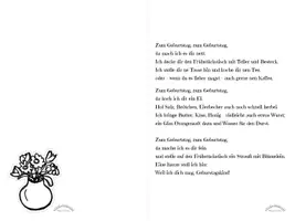 Vorschau - Mal- und Bastelvorlagen - GEBURTSTAGSKARTE mit Gedicht „EINLADUNG ZUM FRÜHSTÜCK“ (auch mit vegetarischer Version) - Seite 3