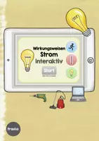Vorschau - Arbeitsblätter - Wirkungsweisen Strom: Interaktive PDF - Deckblatt