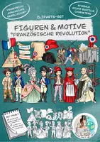 Vorschau - selbst erstellte Cliparts/Grafiken - Cliparts-Set "Französische Revolution" / Geschichte Frankreich - Deckblatt