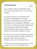Vorschau - Aufgabenkarten - Abschreibkartei Groß- und Kleinschreibung Im Sommercamp LA - Seite 1