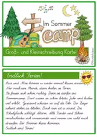 Vorschau - Aufgabenkarten - Abschreibkartei Groß- und Kleinschreibung Im Sommercamp LA - Seite 3
