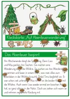 Vorschau - Aufgabenkarten - Abschreibkartei Kleckskartei Auf Abenteuerwanderung - Seite 2