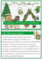 Vorschau - Aufgabenkarten - Abschreibkartei Kleckskartei Auf Abenteuerwanderung - Seite 3