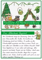 Vorschau - Aufgabenkarten - Abschreibkartei Kleckskartei Auf Abenteuerwanderung LA - Seite 3
