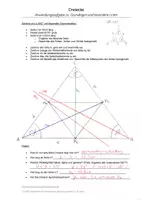 Vorschau - Unterrichtsreihen - Dreiecke - Grundlagen, Besondere Linien, Dreiecksarten - Deckblatt