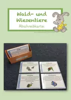 Vorschau - Bildkarten - Abschreibkartei Wald- und Wiesentiere - Deckblatt