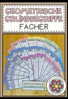 Vorschau - Merkblätter - GEOMETRISCHE GRUNDBEGRIFFE - Fächer - Deckblatt