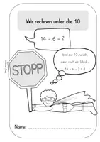 Vorschau - Arbeitsblätter - Wir rechnen über die 10 (Minus) - Stopp bei der 10 LMP - Seite 1