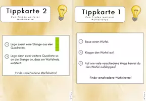 Vorschau - Stundenentwürfe - Würfelnetze Klasse 3/4 - Seite 3