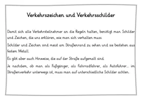 Vorschau - Merkblätter - Kartei: Groß- und Kleinschreibung - Verkehrsschilder (Grundschrift) - Seite 2