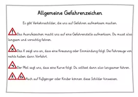 Vorschau - Merkblätter - Kartei: Groß- und Kleinschreibung - Verkehrsschilder (Grundschrift) - Seite 3
