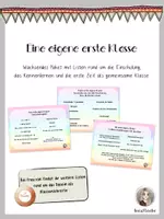 Vorschau - Anderer Materialtyp - Ideensammlung Einschulung * Die eigene erste Klasse * FREEBIE - Deckblatt