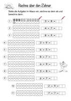 Vorschau - Arbeitsblätter - Addition über den Zehner (ZR20) - Klasse 1 - Seite 2