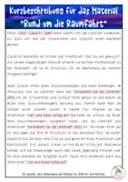 Vorschau - Arbeitsblätter - Lese-/ + Hörverstehen - "Raumfahrt" I Kl. 3+4 - Seite 1