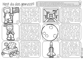 Vorschau - Arbeitsblätter - Lese-/ + Hörverstehen - "Raumfahrt" I Kl. 3+4 - Seite 3