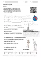 Vorschau - Arbeitsblätter - Arbeitsblatt zum Thema "Freiheitsstatue" + Onlineübung & MP3 + Infografik - Deckblatt