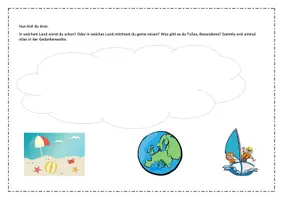 Vorschau - Arbeitsblätter - Ein Reiselied - Liedstrophen selber dichten und musizieren - Seite 3