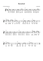 Vorschau - Arbeitsblätter - Ein Reiselied - Liedstrophen selber dichten und musizieren - Seite 2