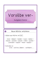 Vorschau - Stationenlernen - Kartei: Vorsilbe ver- - Seite 2