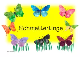 Vorschau - Poster - Poster - Aushang - Schmetterling - Deckblatt