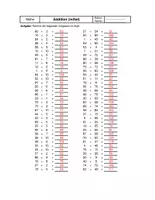 Vorschau - Arbeitsblätter - Additions-AB´s (mittel) selber erstellen - Zufallsgenerator (Excel) - Seite 1