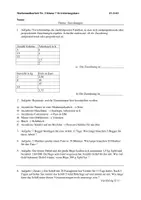 Vorschau - Test - Klassenarbeit für den E-Kurs: Zuordnungen - Deckblatt