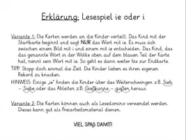 Vorschau - Spiele - Lesespiel/Lesedomino „Wörter mit ie“ - Seite 2