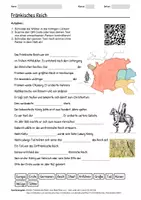 Vorschau - Arbeitsblätter - Arbeitsblatt zum Thema "Fränkisches Reich" + Onlineübung & MP3 + Infografik - Deckblatt