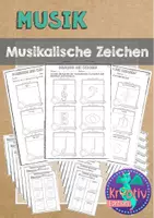 Vorschau - Arbeitsblätter - Musiktheorie: Noten und musikalische Symbole - Deckblatt