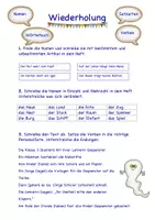 Vorschau - Arbeitsblätter - Wiederholungsheft Klasse 3 - Deckblatt