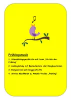 Vorschau - Unterrichtsreihen - Frühlingsmusik - Deckblatt