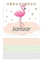 Vorschau - Bildkarten - Flamingoklasse Geburtstagskalender - Seite 2