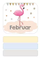 Vorschau - Bildkarten - Flamingoklasse Geburtstagskalender - Seite 3