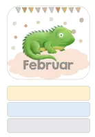 Vorschau - Bildkarten - Leguanklasse Geburtstagskalender - Seite 3