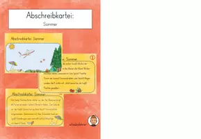 Vorschau - Arbeitsblätter - Abschreib-Paket Sommer - Deckblatt