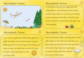 Vorschau - Arbeitsblätter - Abschreibkartei Sommer Groß-Kleinschreibung - Seite 2