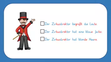 Vorschau - Fördermaterial/Inklusion - Leserätsel: Zu Besuch im Zirkus - interaktiv - Seite 1