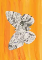 Vorschau - Mal- und Bastelvorlagen - Schmetterling Collage Zeitungspapier oder Tapete - Deckblatt