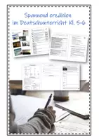 Vorschau - Arbeitsblätter - Spannend erzählen in Deutsch Klasse 5-6 - Deckblatt
