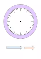 Vorschau - Präsentationen/Tafelbilder - Uhr Legematerial Volle Stunden - Deckblatt