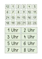 Vorschau - Präsentationen/Tafelbilder - Uhr Legematerial Volle Stunden - Seite 2