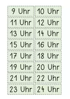 Vorschau - Präsentationen/Tafelbilder - Uhr Legematerial Volle Stunden - Seite 3