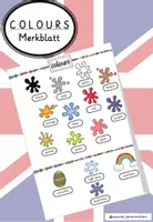 Vorschau - Arbeitsblätter - Colours (1.-2. Klasse): Merkblatt / Poster - Deckblatt