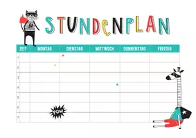 Vorschau - Anderer Materialtyp - Stundenplan // PDF // Word-Datei - Seite 2