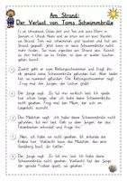 Vorschau - Arbeitsblätter - Am Strand / Sommer: Lesespurgeschichte (mit QR-Code) - Deutsch - Kl. 2/3 - Seite 3