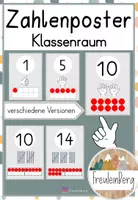 Vorschau - Poster - Zahlenposter - Zahlenplakate (ZR 1-10 und 1-20) - Deckblatt