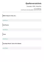 Vorschau - Mal- und Bastelvorlagen - Timetable // PDF // Word File - Seite 1