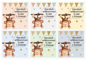 Vorschau - Präsentationen/Tafelbilder - Affenklasse Materialpaket - Seite 3
