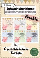 Vorschau - Fördermaterial/Inklusion - Schweinchenklasse Materialpaket - Seite 1
