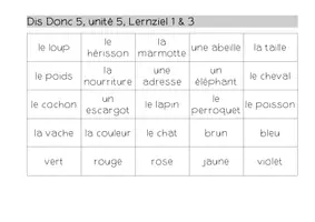 Vorschau - Spiele - Wörter gewinnen Dis Donc 5 unité 5 - Seite 2
